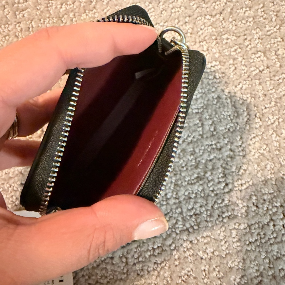 Coach Zip Card Case With Bow Print - Picture 4 of 5
